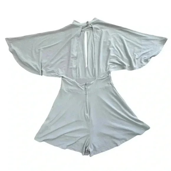 Nude Women’s Romper with open Chest and Back. Small - Picture 2 of 12